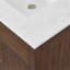 Ensemble de vanité double de 183 cm (72 po) entièrement assemblé, avec comptoir et dosseret en marbre reconstitué.-1024121033