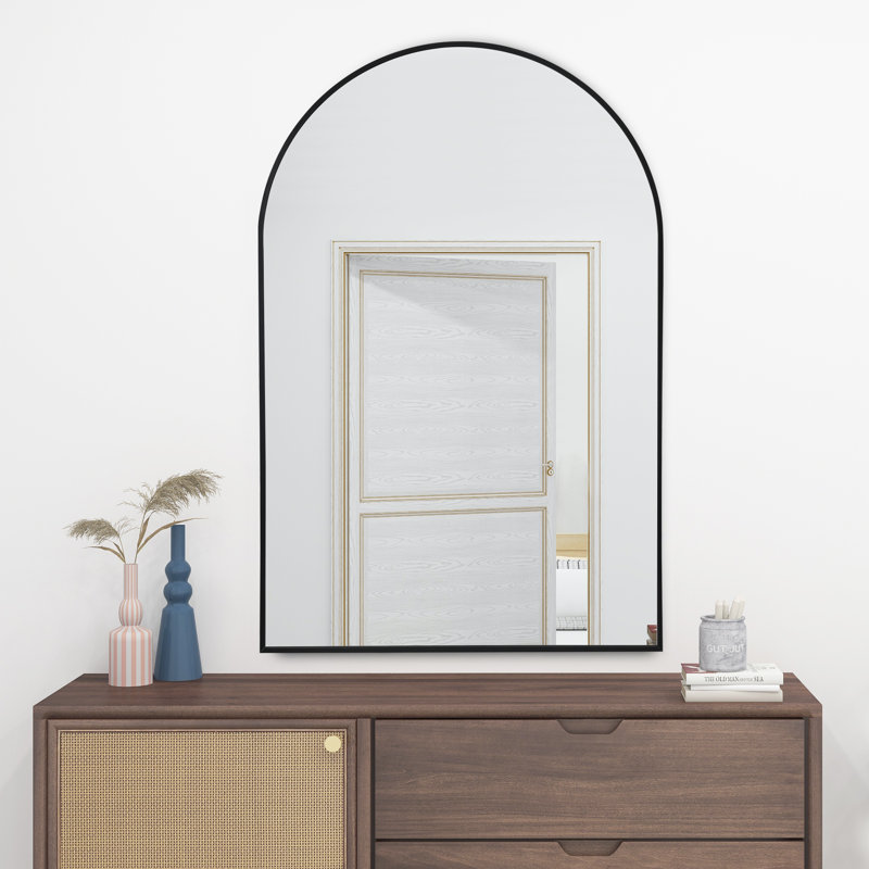 Miroir de salle de bain Fortescue, Noir