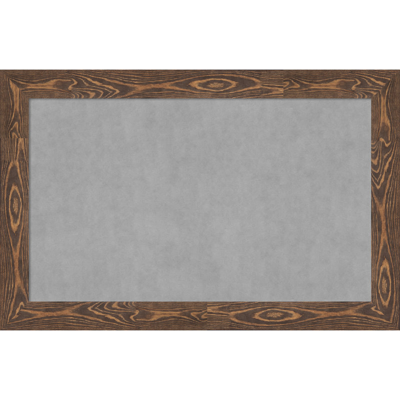 Tableau magnétique encadré brun pont, H 30 po x l 46 po