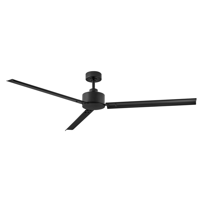 Ventilateur intelligent 72 "Hinkley Fan Indy, Noir mat