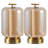 Milou 10.75" Vintage Glam Lantern Rechargeable/Cordless Dimmable Integrated LED Table Lamp with Touch Sensor-115993518