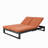 Chelsea 82.68'' Convertible Outdoor Sofa Couch & Double Lounge Chair with Adjustable Backrest, Cushioned Sunbed, Side Table for Patio, Poolside & Backyard-886474906-844705068