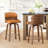 Bresha Swivel Upholstered Faux Leather Counter Stool-1112947604-1112947607