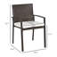 Ensemble de 2 chaises d'extérieur avec coussins