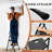 2 Step Ladder, Folding Step Stool with Wide Anti-Slip Pedal, Sturdy Steel Ladder, Convenient Handgrip, Lightweight 500lbs Portable Steel Step Stool, Black