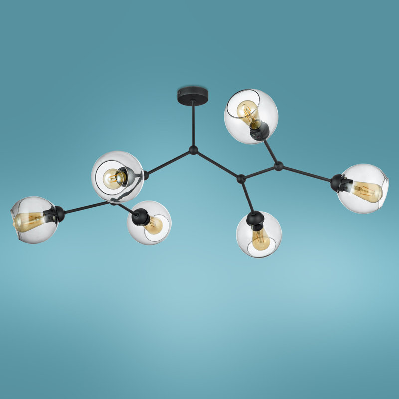 Aradale Glass Semi Flush Mount