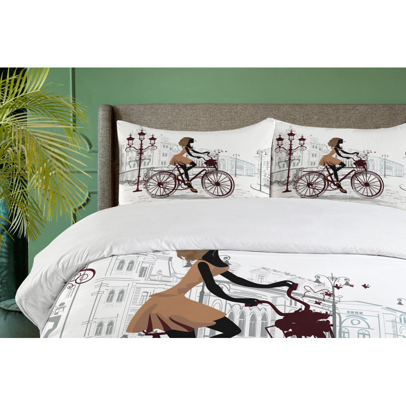 Teen Room Quilt Set, Twin Duvet Cover + 1 Standard Sham