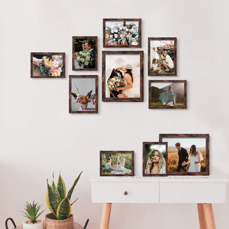 Zulmarie Picture Frame - Set of 10, Brown