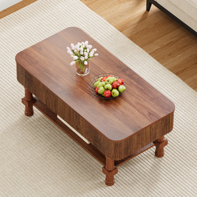 Table basse à plateau relevable Farmhouse