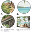 «Island Serenity Chairs By The Beach» - art mural bord de mer tropical-1365022267-1365022269