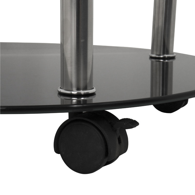 Markesan Glass Top End Table