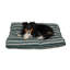 Indoor/Outdoor Striped Dog Bed in Green-1121400014