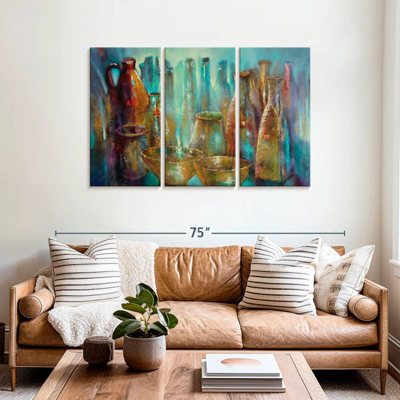 Senne Still Life Golden Bowles, 36" H x 57" W