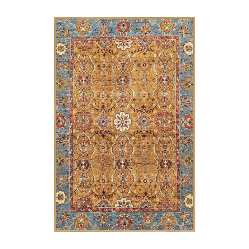Abstract Indoor Rug, Rectangle 7' x 10'