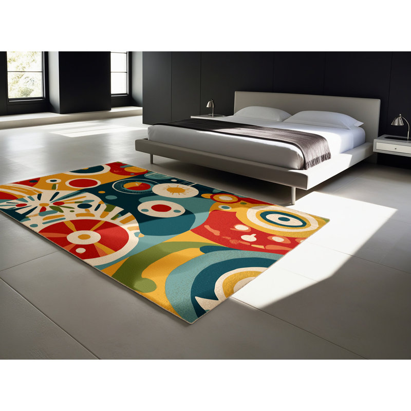 Quirky Sway Rug, Round 4'