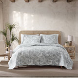 Tommy Bahama Palmday Cotton Reversible Quilt Set