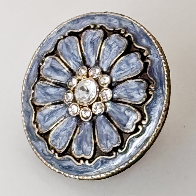 Boutons de commode à bijoux Cloisonne Glamour (ensemble de 4) , Opale