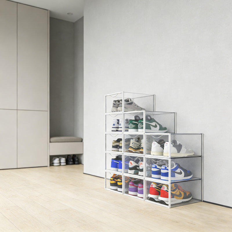 Transparent Stackable Shoe Organizer