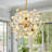 Ceramic Dandelion Chandelier