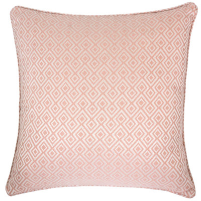 Geometric Cotton Blend Pillow Cover