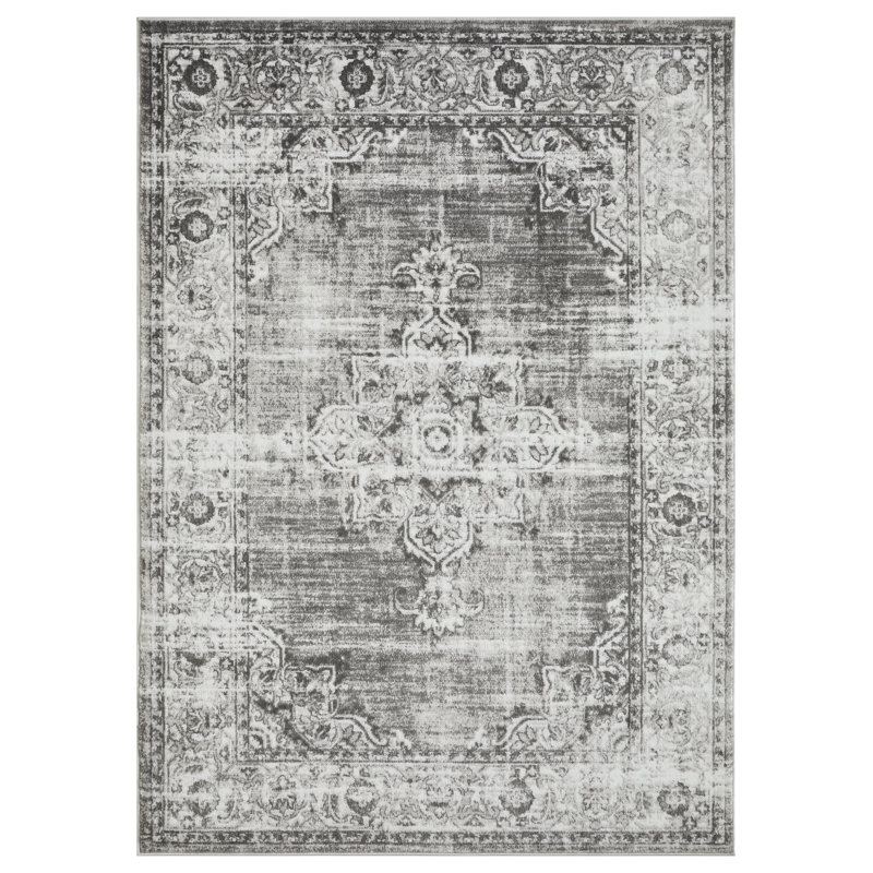 Raghdah Washable Oriental Indoor Rug, Rectangle 2' x 3'