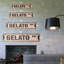 Plaque de rue Gelato en plastique robuste 4 po x 18 po-119558680