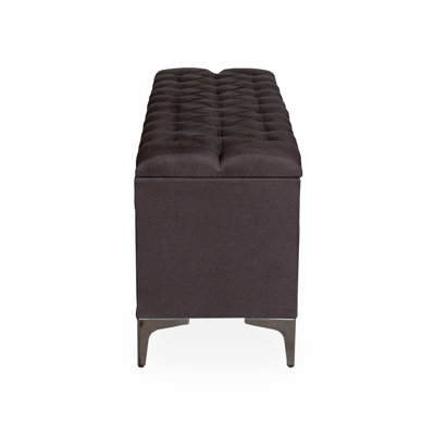 Polyester Upholstered Storage Bench