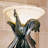 Lampe torchère sur pied 74,5 po Peacock Goddess