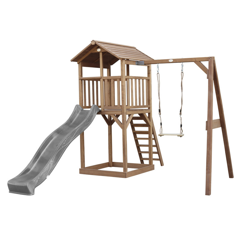 AXI Swing Set with 1 Swing(s) , 1 Slide(s), Grey