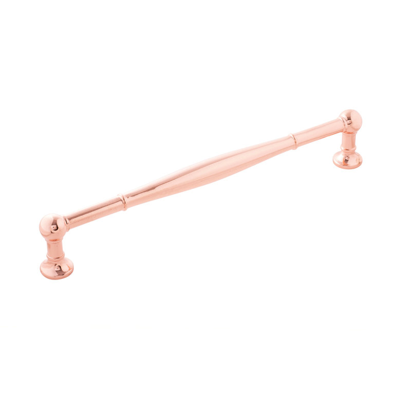 Fuller Collection Appliance Pull - Traditional Hardware for Drawers & Cabinets, Polished Copper, 12"