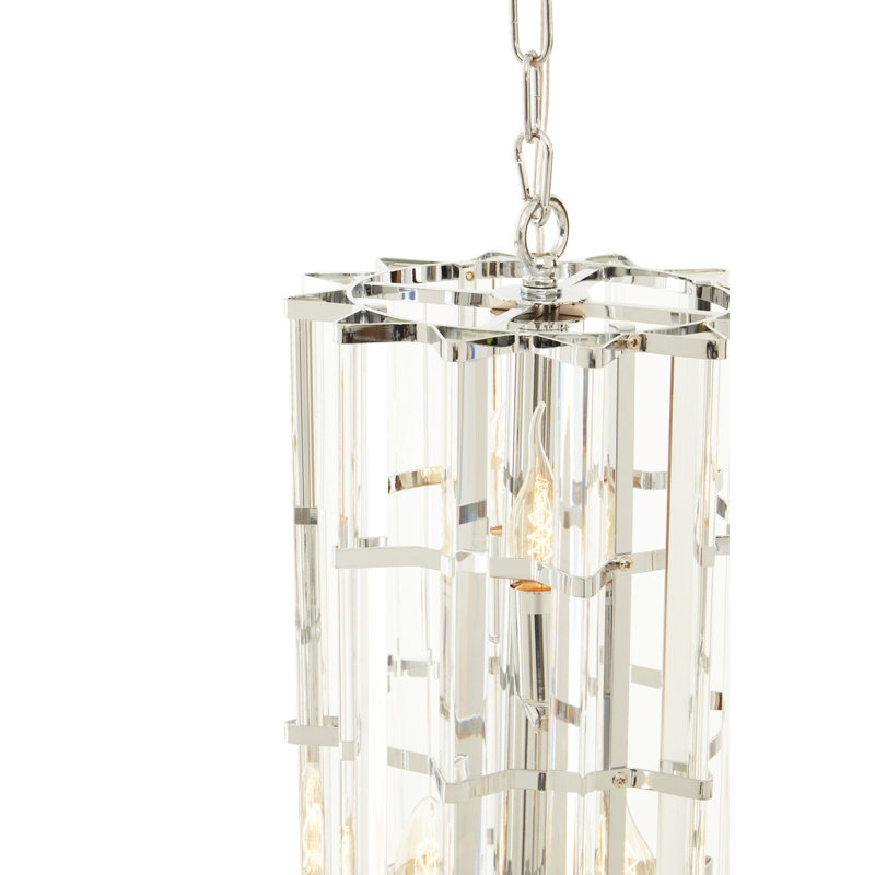 Anderle 4 - Light Lantern Pendant, Silver