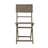 Grey Folding Chairs, Built With Wood, Weather-, 2 Wood Grey, No Assembly, &