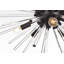 Luminaire suspendu unique à 10 lumières avec accents en cristal Francene-660317332-548626360