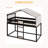 Twin Over Twin Wood Bunk Bed With Tent-645935717