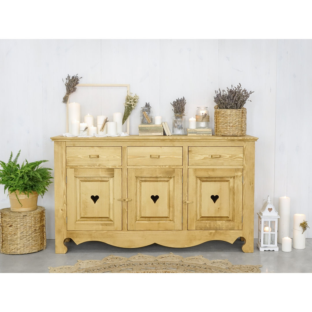 Sideboard Trish aus Massivholz 160 cm