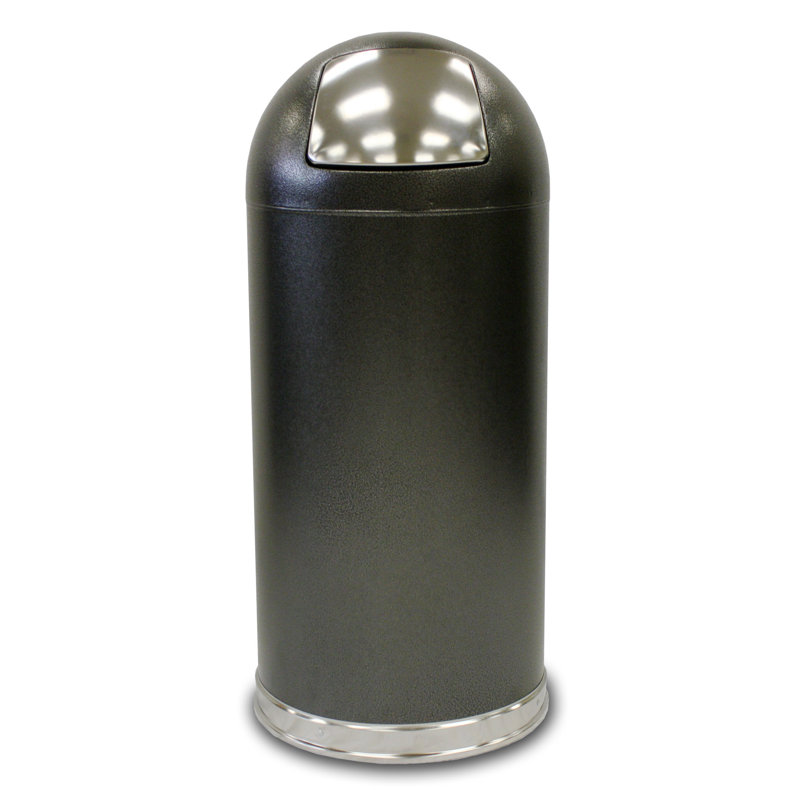 Poubelle à battant 15 gallons Dome Top