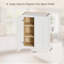 Armoire murale en bois massif blanc Shaker-580308647-580308641