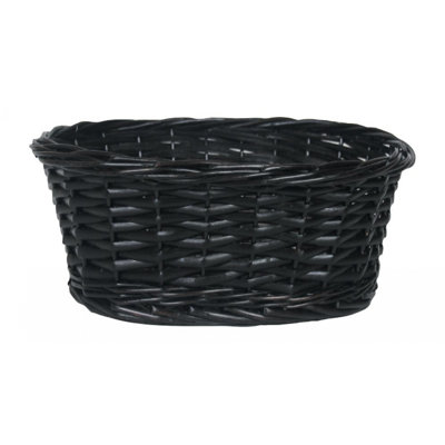 Darktone Oval Willow Basket