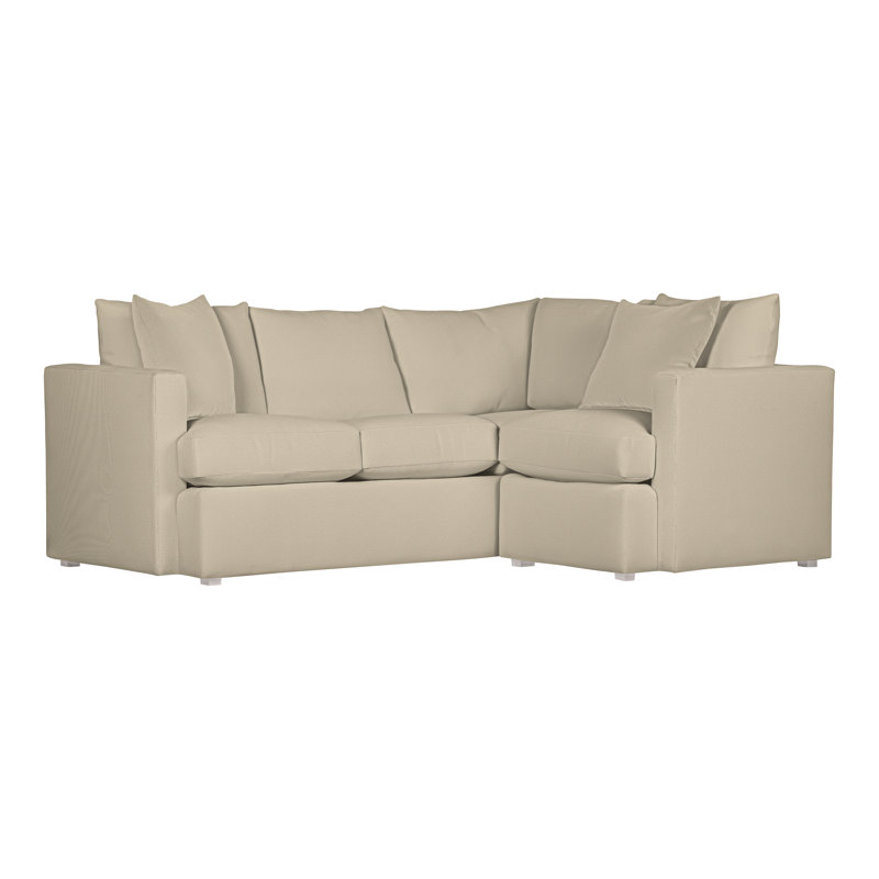 Canapé modulaire 2 pièces American Bungalow, Neige digne, Gris colombe
