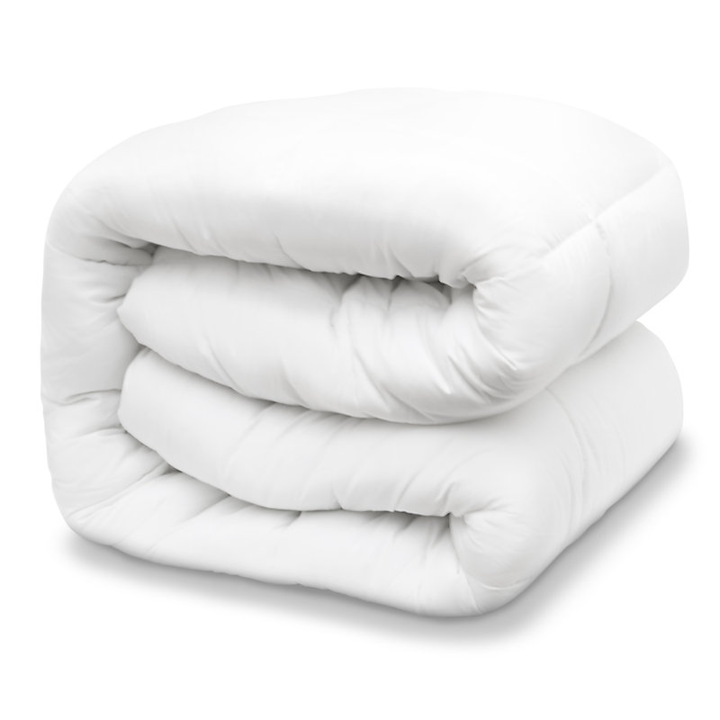 Oversized White Microfiber Queen Duvet Insert
