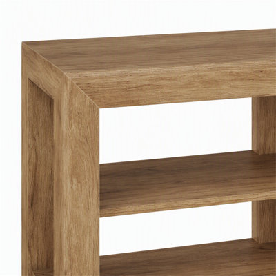 59" Console Table, 3-Tier Sofa Table Entryway Table with Storage