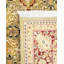 Tapis traditionnel en laine noué à la main vert Hayner 5 pi 3 po x 5 pi 4 po