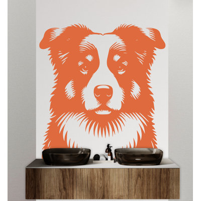 Dog Wall Decal Dog Decor Dog Kids Dog Wall Art Decal Dog Lover Animals Dog Wall Bathroom Wall Decal Stickers