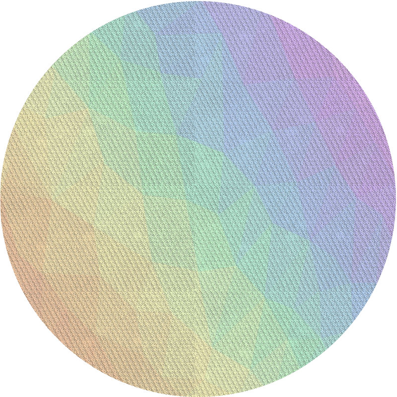 Indoor Rug, Round 3'