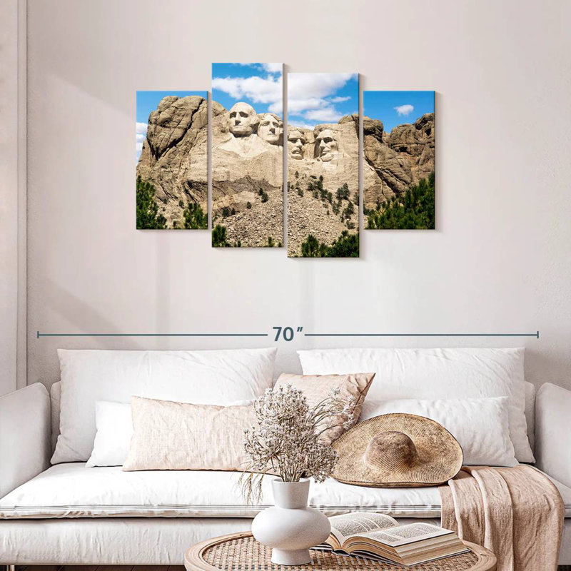 Lelar Mount Rushmore Landmark, 27" H x 43" W