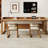 Brown Rectangular Solid Wood desk-108304452