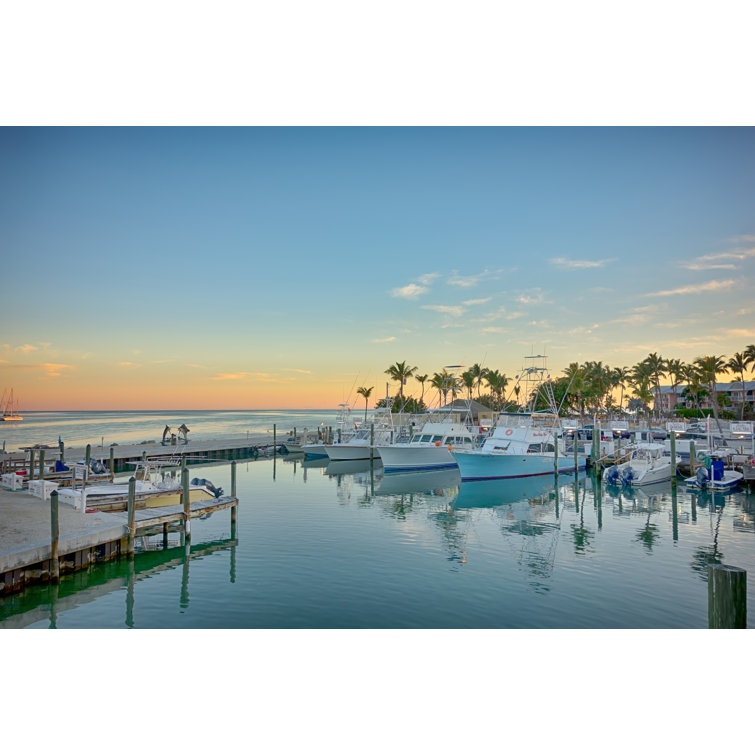 Highland Dunes Florida Keys Fishing Boats by Alex Grichenko - Wrapped ...