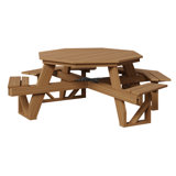 Outdoor ADA Octagon Picnic Table