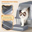 Stainless Steel Cat Litter Tray with Lid, Enclosed Cat Litter Box, 180° Hinged Lid, Includes Pedal and Scoop, Easy to Clean, Modular Design, 61 L x 41 W x 40 H cm -27963464