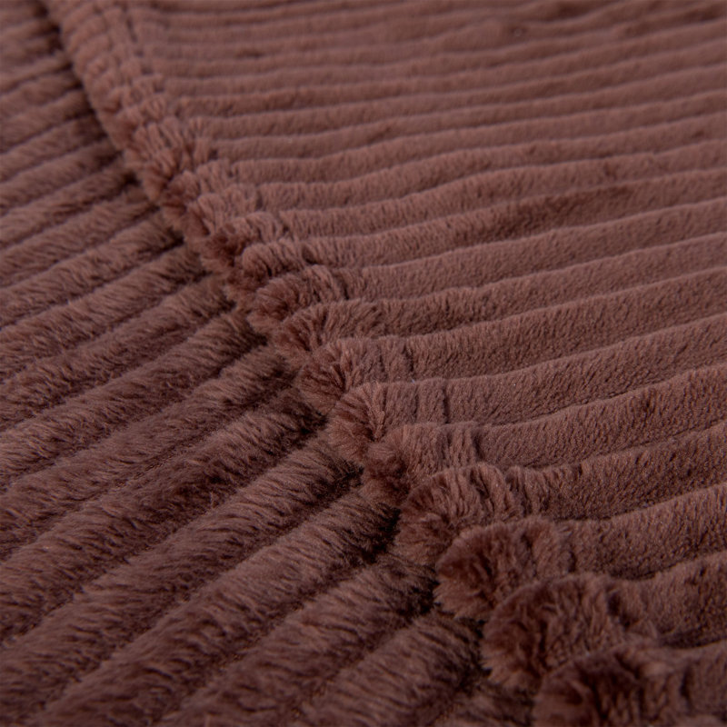 Couverture pour bébé en peluche?, Lit simple, Brun